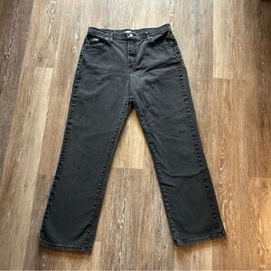 Lee Charcoal Relaxed Straight Jeans